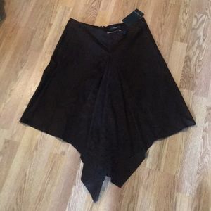 NWT Burberry suede skirt